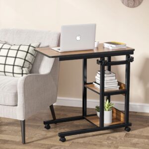 Mobile End Table Height Adjustable Bedside Table – C Table